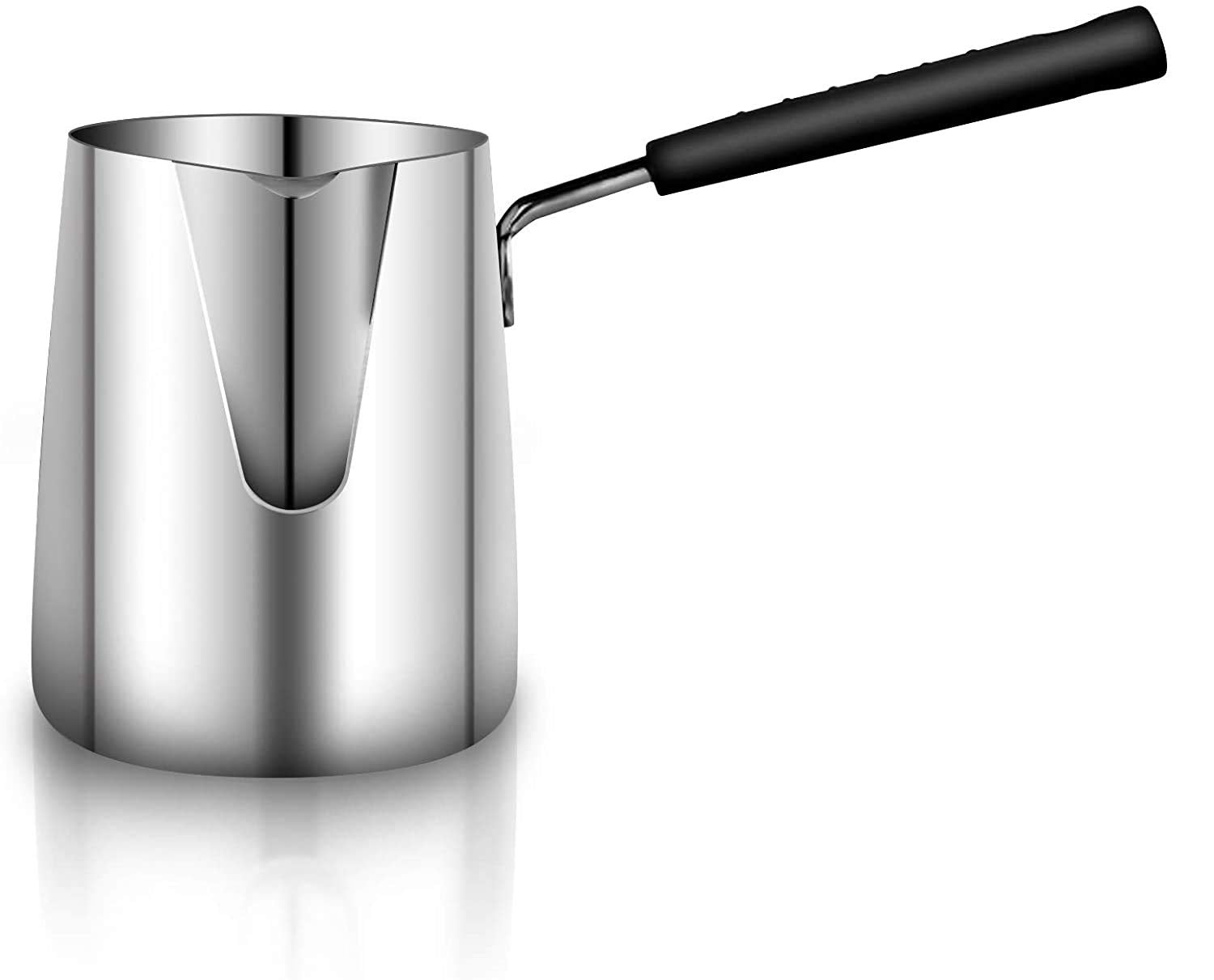 Turkish Coffee Pot, Stainless Steel Milk And Coffee Warmer, Ibrik Cezve Arabic Briki Coffee Pot, Chocolate And Butter Melting Po