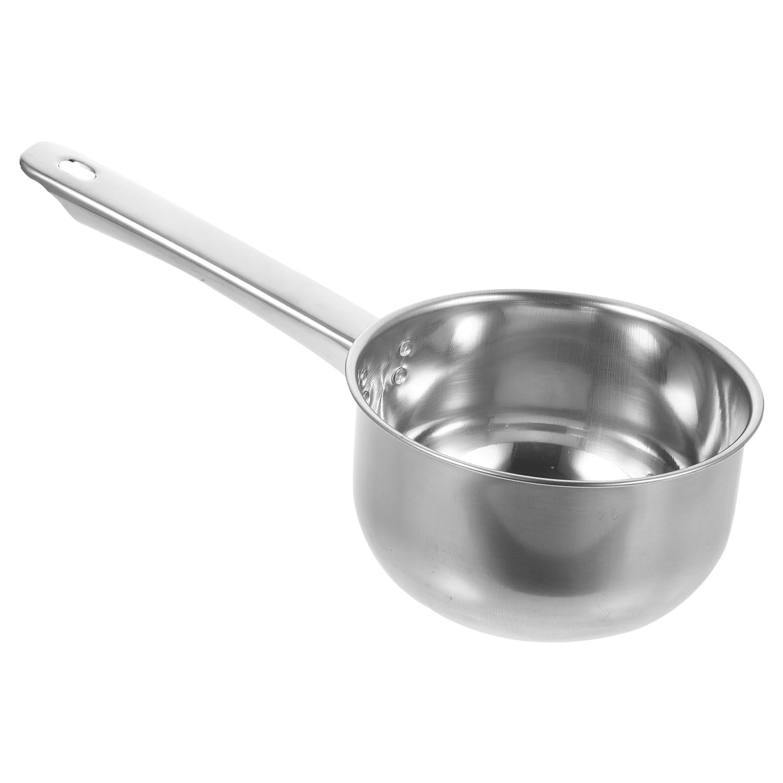 DEARMAMY Stainless Steel Water Ladle with Thickened Handle, Multipurpose and Rust Resistant Kitchen Water Scoop, for Restaurant 