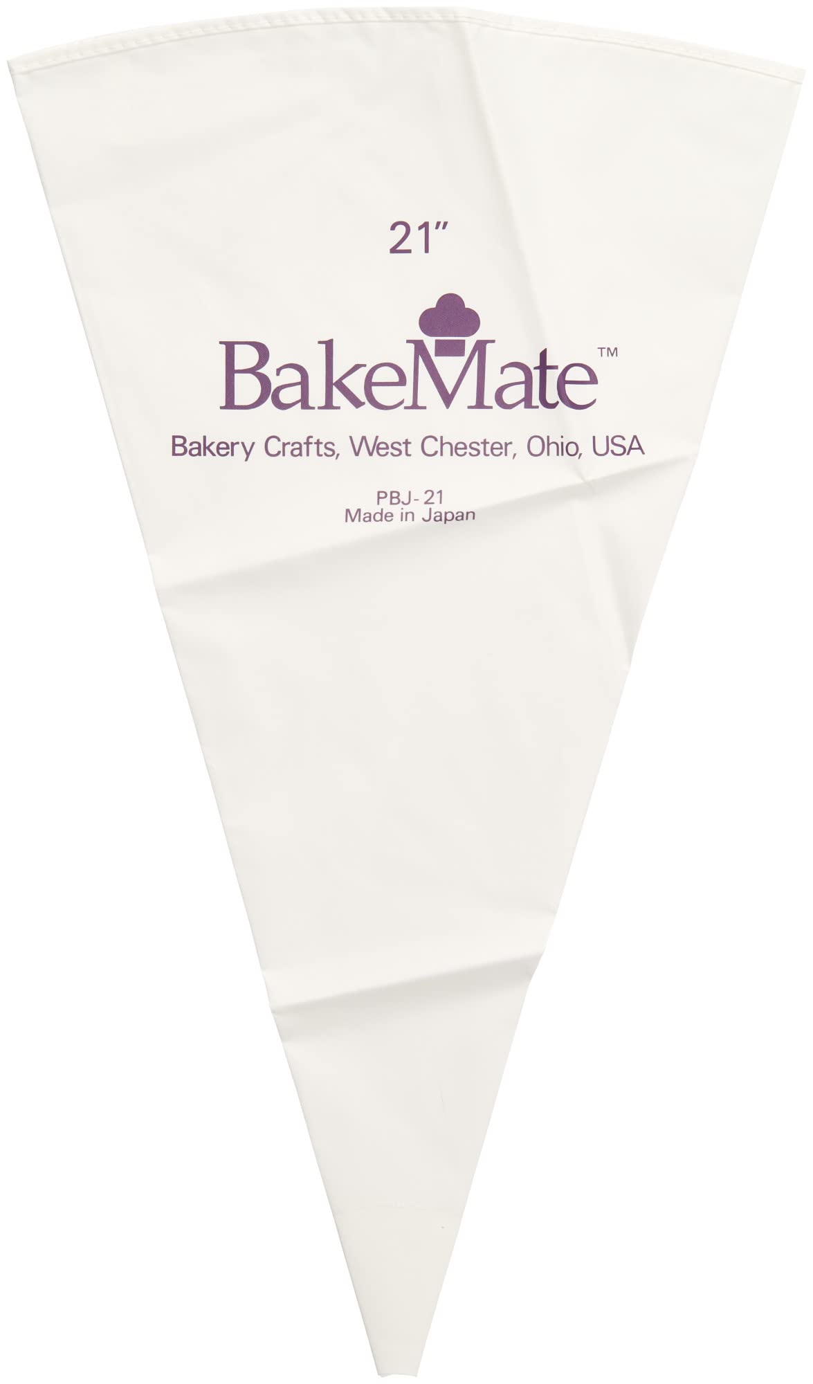 BakeMate Reusable Pastry Bag, 21, Double-Coated Polyurethane Cake Piping Bag, Reinforced Bottom, Stitched Boarder, For Piping Fr