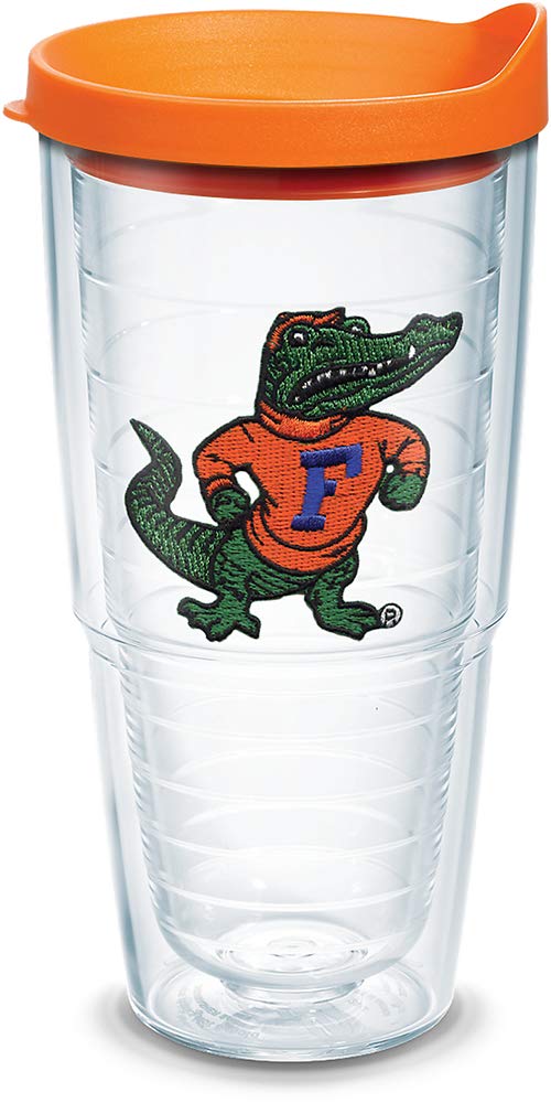 Tervis Made In Usa Double Walled University Of Florida Gators Insulated Tumbler Cup Keeps Drinks Cold & Hot, 16Oz - Black Lid, G