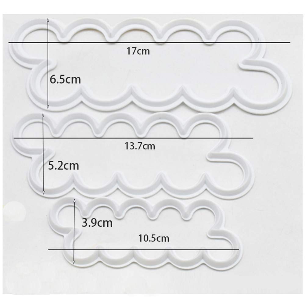 Fondant Icing Tool, 9Pcs Roses Carnations Peony 3D Petal Cake Cutter Flower Diy Baking Accessories