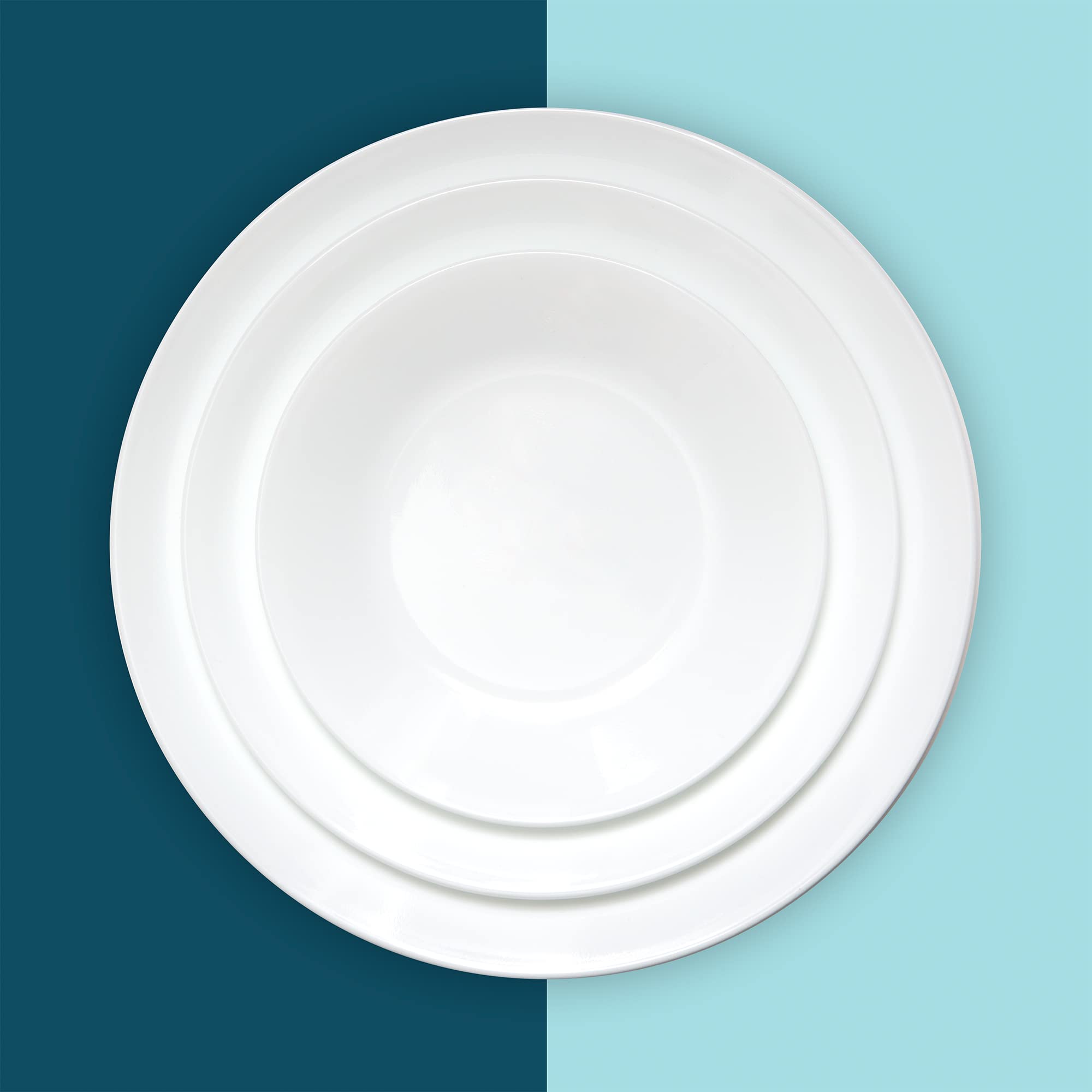 Ekco 6-3/4'' Corelle Livingware Bread And Butter Plate Sold In Packs Of 6, 6 Pack, Winter Frost White