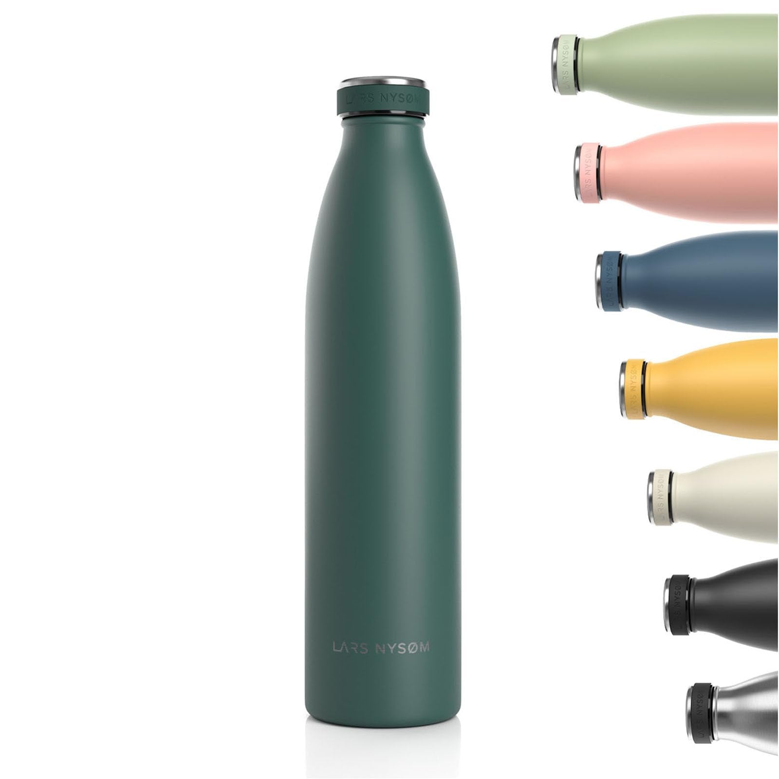 Lars Nys   M Stainless Steel Insulated Water Bottle 12Oz 17Oz 25Oz 34Oz 51Oz | Bpa-Free Insulated Thermo Flask For Hot And Cold