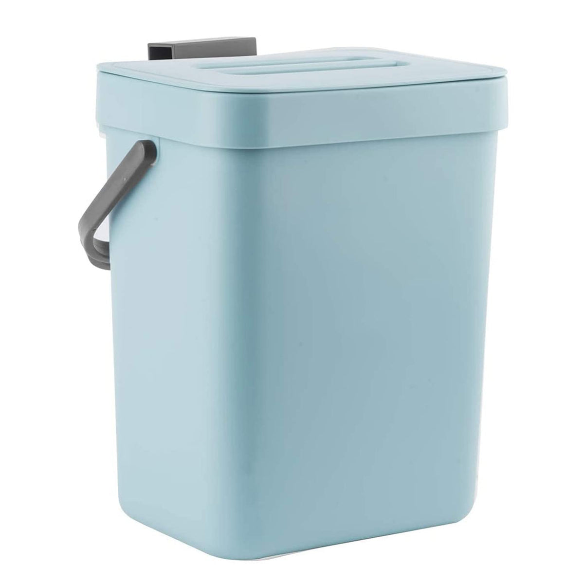 Lalastar Small Trash Can With Lid, Odorless Mini Trash Can, Plastic Hanging Waste Basket For Rv/Office/Bedroom/Dorm, 3L/0.8 Gal,