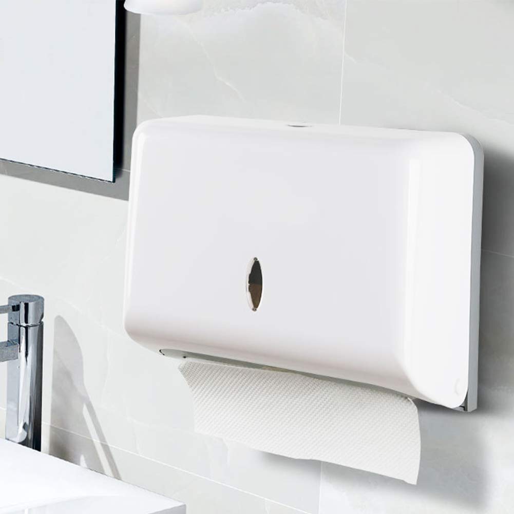 Paper Towel Dispensers, Wall Mount Commercial Toilet Tissue Dispensers Paper Towel Holder C-Fold/Multifold Paper Towel Dispenser