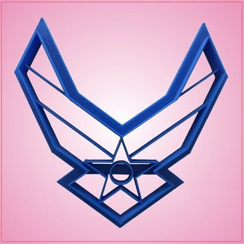 Embossed Air Force Cookie Cutter