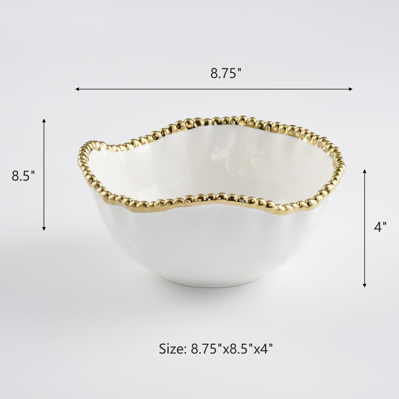 Pampa Bay Salerno Porcelain Medium Salad Bowl