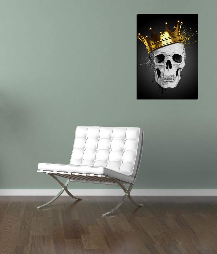 Cortesi Home 'Royal Skull' By Nicklas Gustafsson, Canvas Wall Art, 26'' X 36''