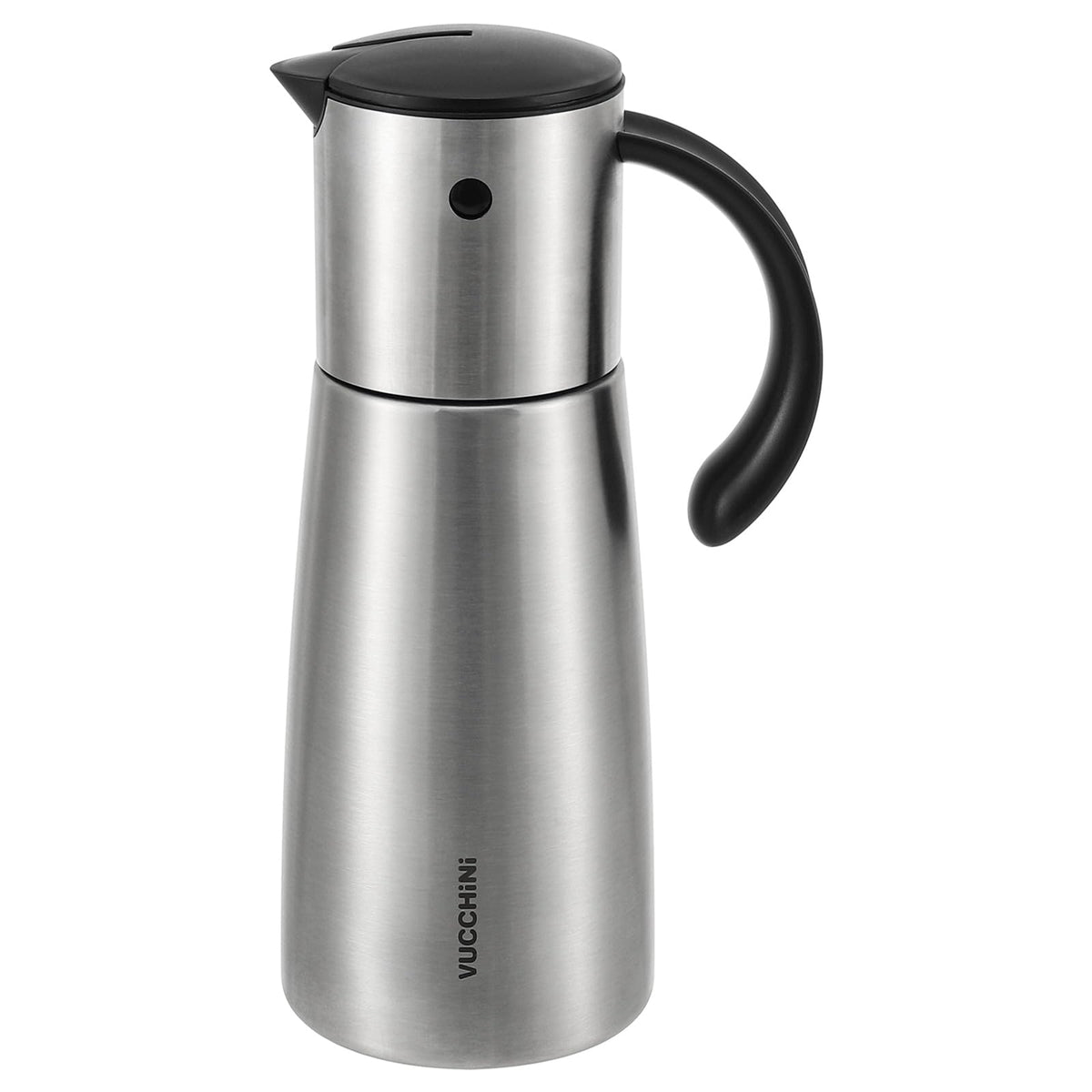 Vucchini Oil Dispenser Bottle Stainless Steel-Auto Flip Kitchen Oil And Vinegar Dispenser Set With Automatic Cap And Stopper - 1