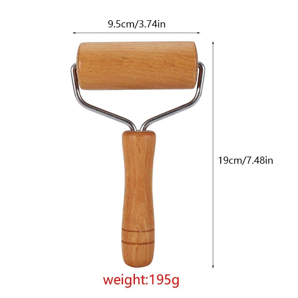 T Shape Pastry Roller, Fondant Bakery For Kitchen Pin Pastry Tool Dough Roller Wooden Multifunction Cookie Pizza Rolling Pin Pas