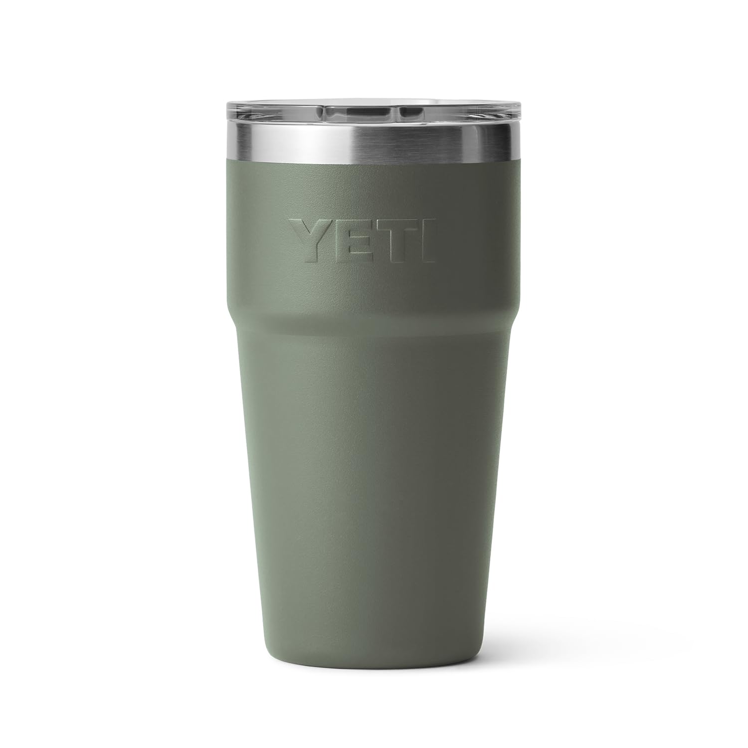 Yeti Rambler Stackable Pint, Vacuum Insulated, Stainless Steel With Magslider Lid, Camp Green