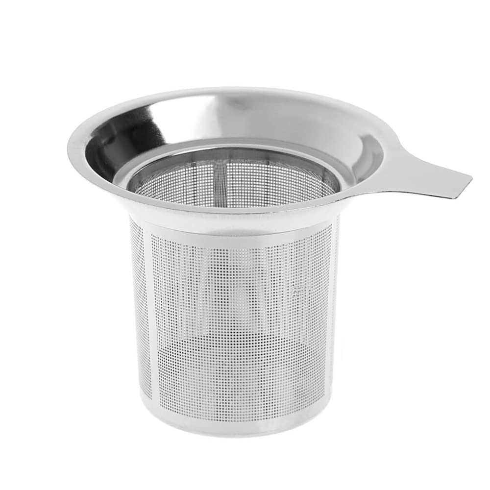 Tea Infuser For Loose Tea Extra Fine Mesh Tea Strainer Stainless Steel Tea Steeper With Large Capacity, Easy To Clean, Single Ha