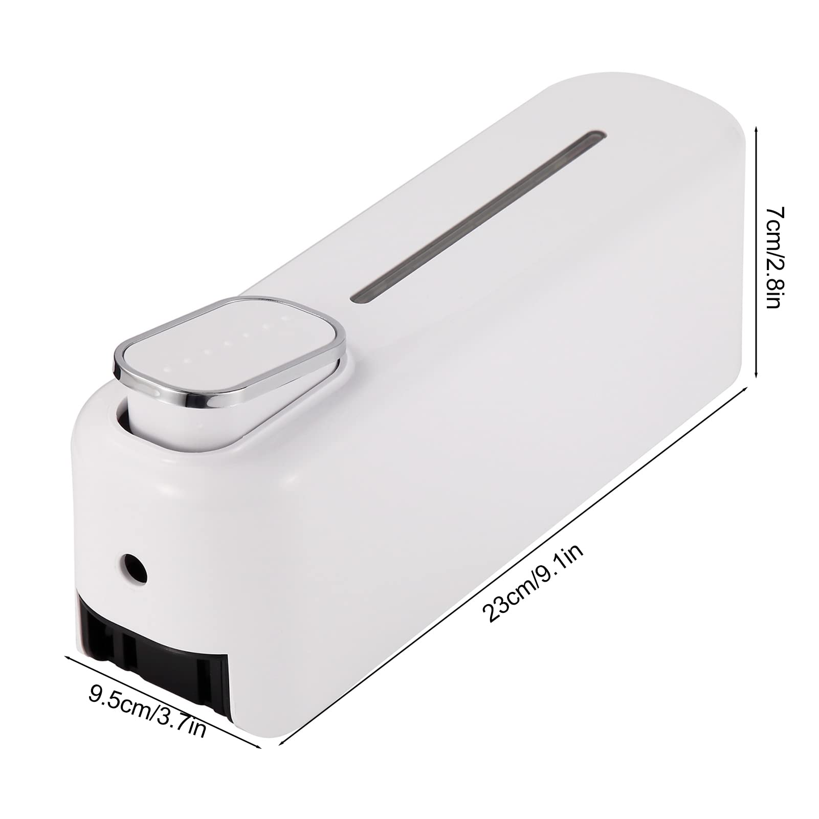 Dispenser Wall Mounted, Liquid Or Gel Hand 300Ml Dispenser, Manual Pump Dispenser For Bathroom Kitchen, Abs Plastic (White)