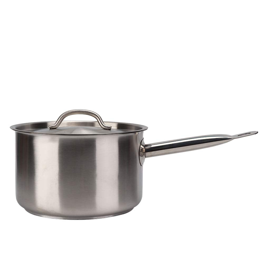Saucepan with Lid, Composite Bottom, Induction Ready