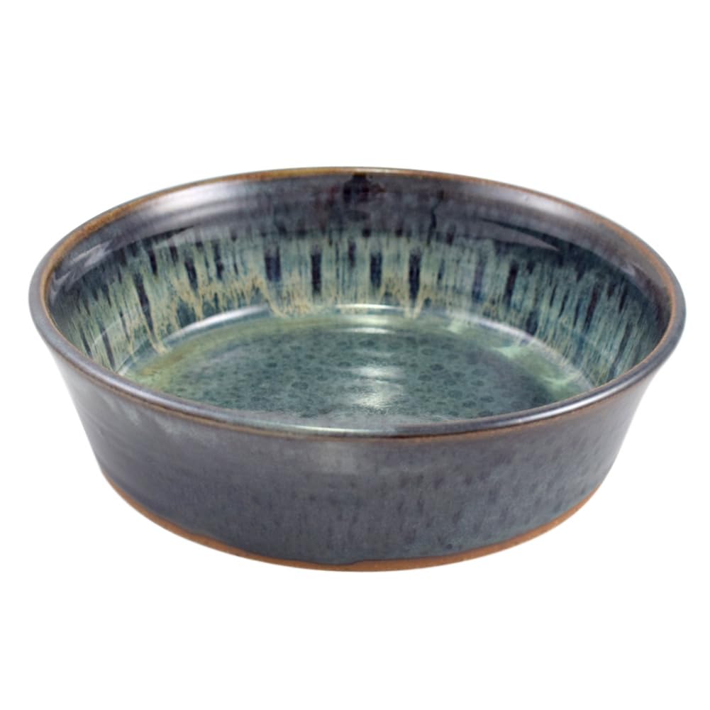 Midnight Blue Stoneware Pottery Baking Dish/Crock, 1.2 Qt