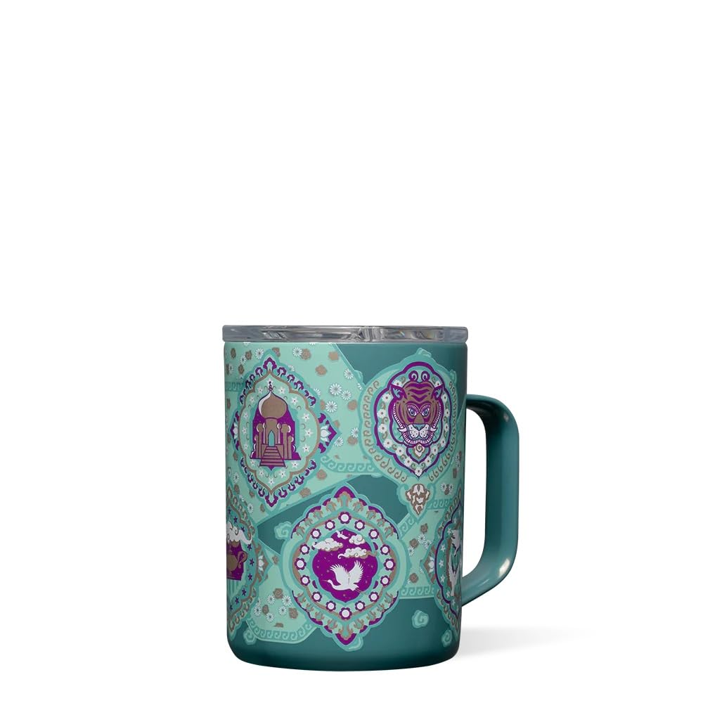 Corkcicle Disney Princess Coffee Mug - Stainless Steel Insulated Cup With Lid For Tea & Coffee - Durable Travel Mug - Eco-Friend
