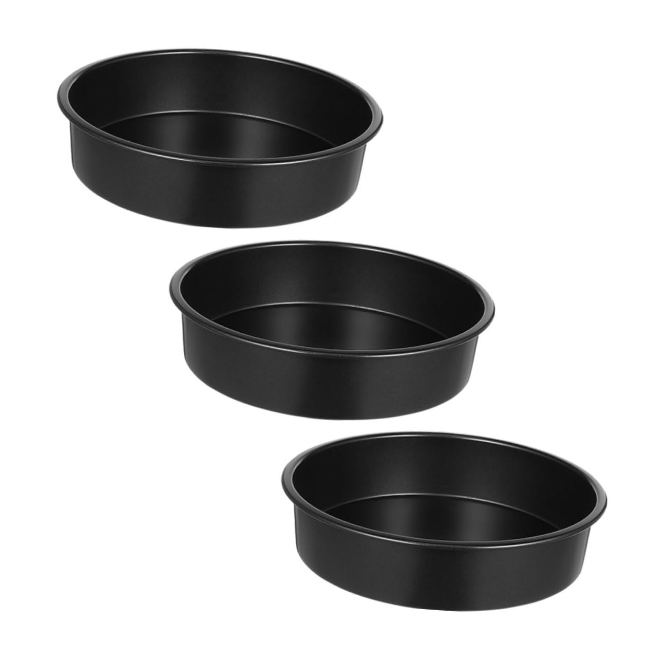 Cabilock 3pcs Round Cake Molds Nonstick Cheesecake Pan Cake Baking Supplies Circle Tin for Diy Pastries