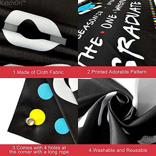 Katchon, The One Where They Graduate 2024 Backdrop - Xtralarge, 72X44 Inch | Friends Graduation Banner, Friends Graduation Decor