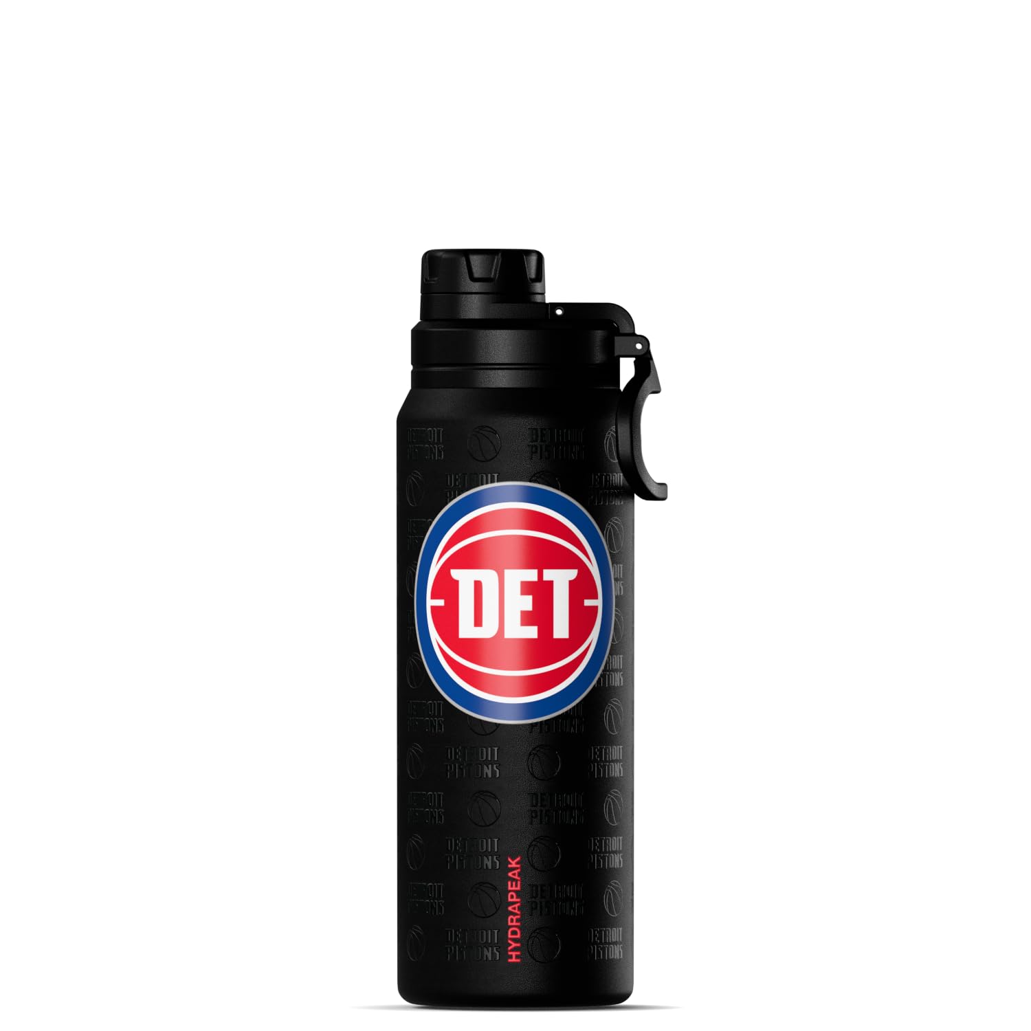 Hydrapeak x NBA Officially Licensed Detroit Pistons 26 oz Active Water Bottle with Chug Lid and Handle Reusable Stainless Steel 