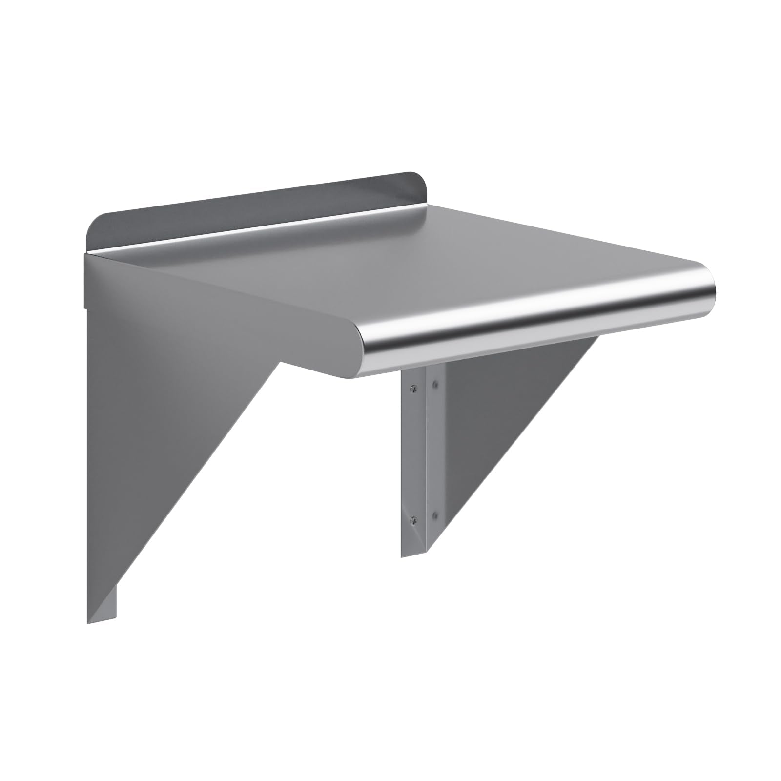 AmGood 12 in. x 12 in. Stainless Steel Wall Mount Shelf  NSF Certified, Commercial Grade, 18Gauge  Holds up to 185 lbs  with