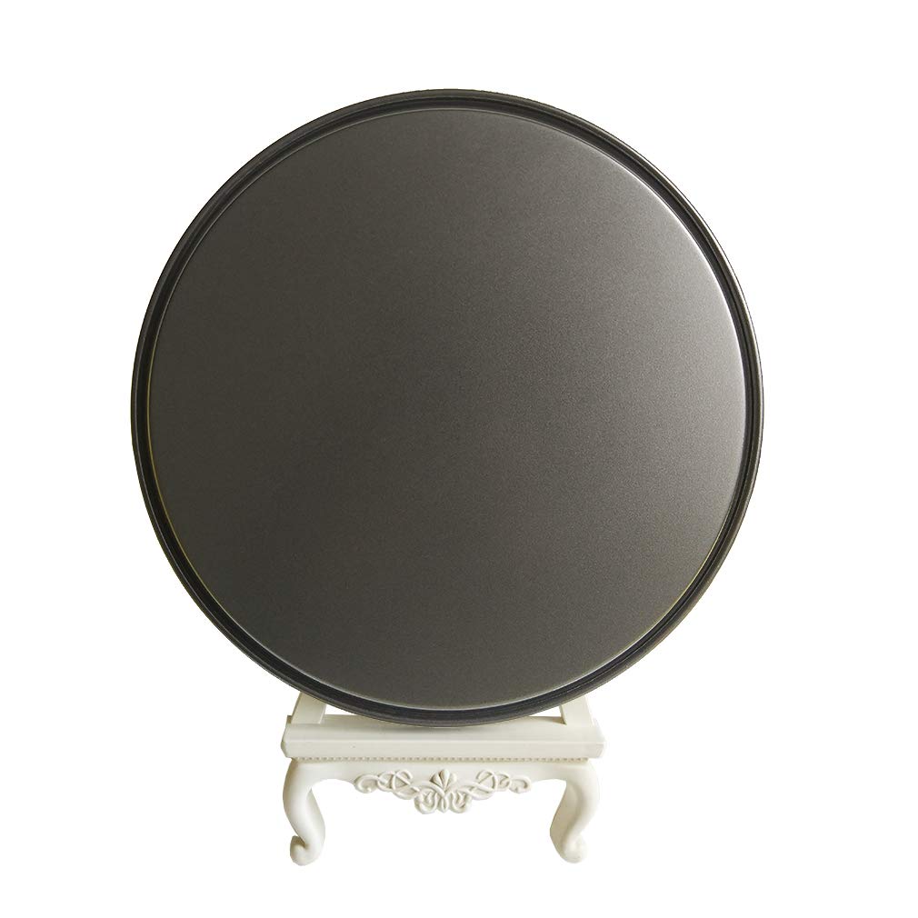 Carbon Steel Non-Stick Pizza Pan Round Deep Dish Oven Tray Homemade Pizza Baking Sheet (10 Inch)