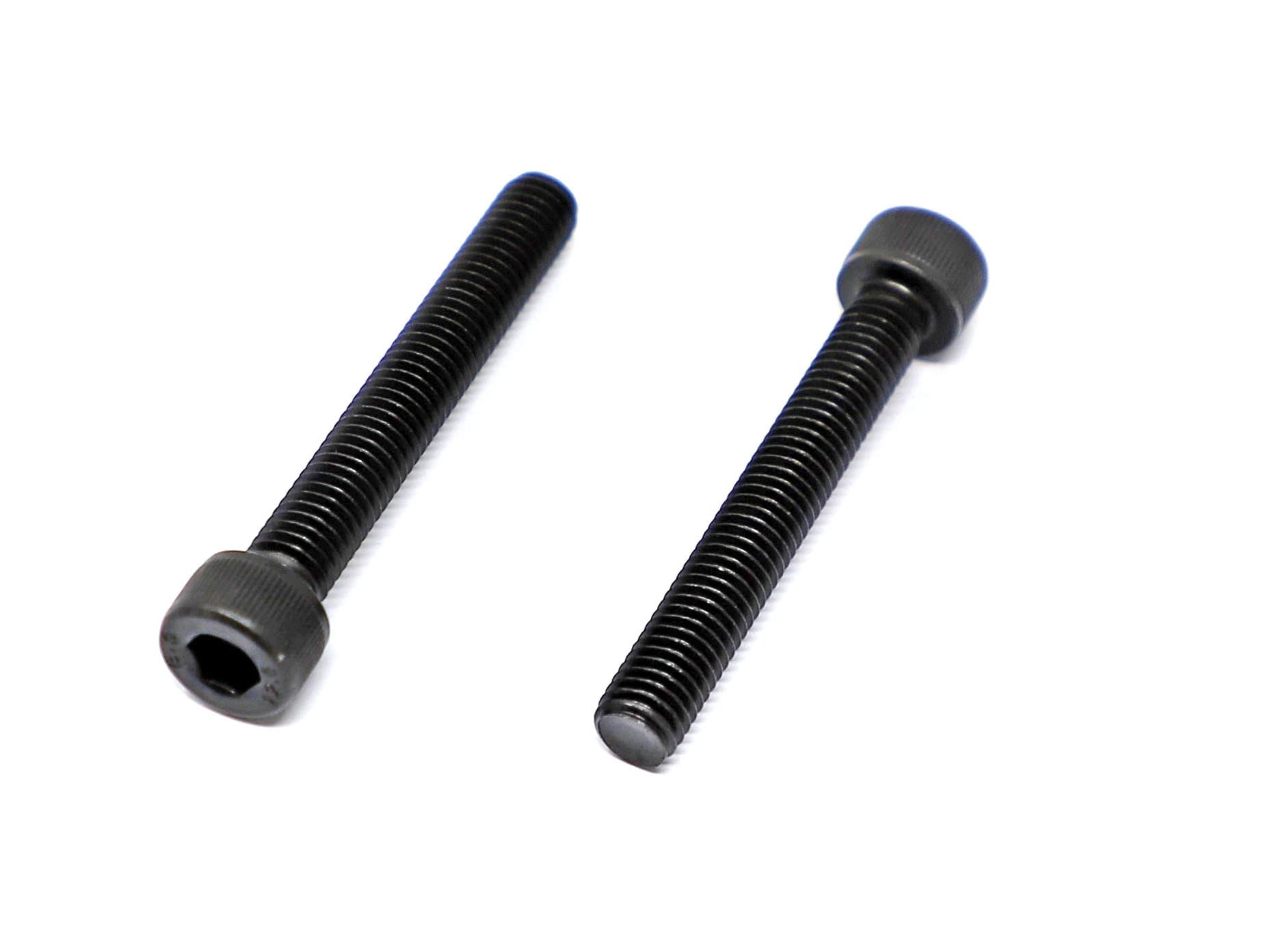 Iexcell 10 Pcs M8 X 55 Thread Pitch 125 Mm Alloy Steel 129 Grade Hex Socket Head Cap Screws Bolts Kit, Black Oxide Finish