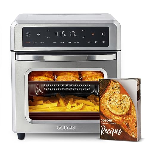 Cosori Air Fryer Oven,13 Qt Airfryer Toaster Oven,11-In-1 Functions With Rotisserie,Dehydrate,Dual Heating Elements With Convect