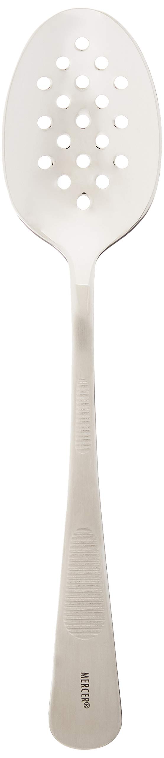 Mercer Culinary 7-8 Inch, Silver Plating Spoon, Perforated Bowl, 7 7-8-Inch, 7 7-8''