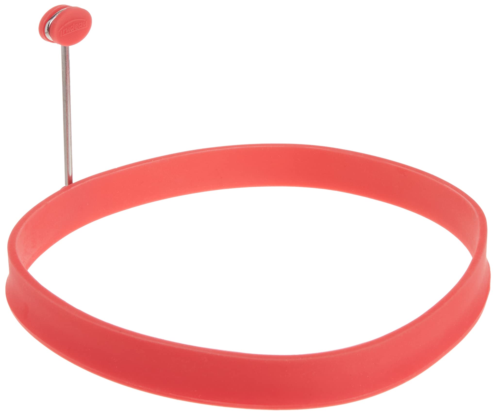 Trudeau Red Silicone 6 Inch Pancake Ring, Set Of 2