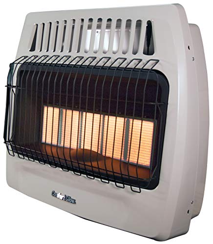 Comfort Glow Kwp524 30,000 Btu 5 Plaque Propane(Lp) Infrared Vent Free Wall Heater, Gray