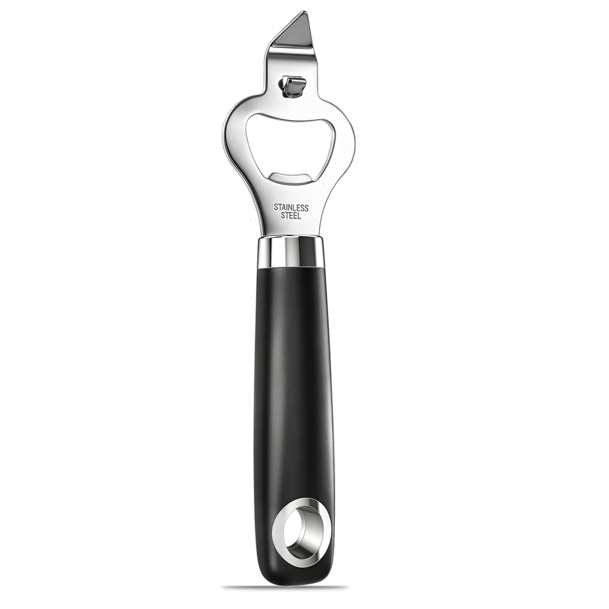 Bottle Opener 18/0 Stainless Steel for Kitchen Use, 2in1 Can Opener, Dishwasher Safe, Pack of 1