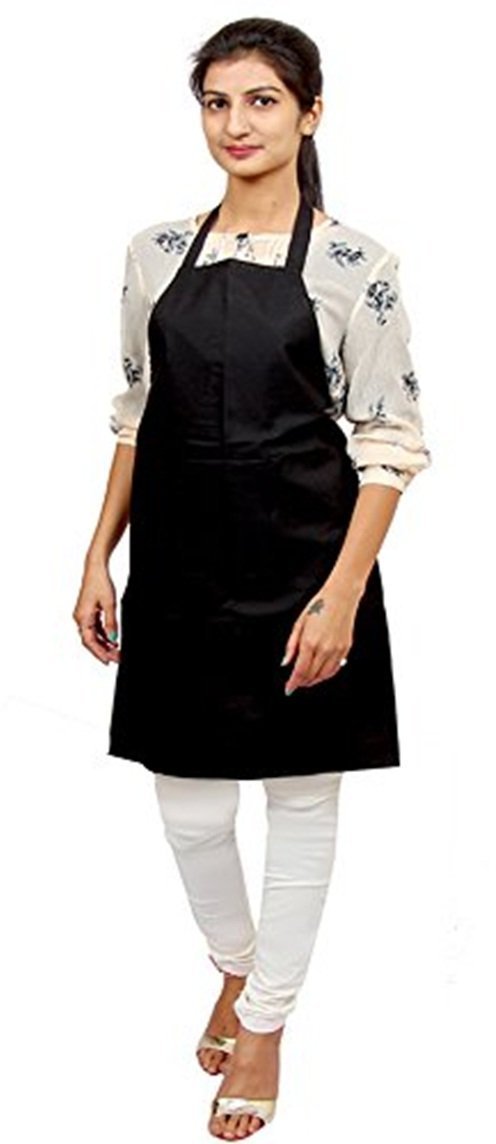 Yellow Weaves Waterproof Black Apron 22 X 30