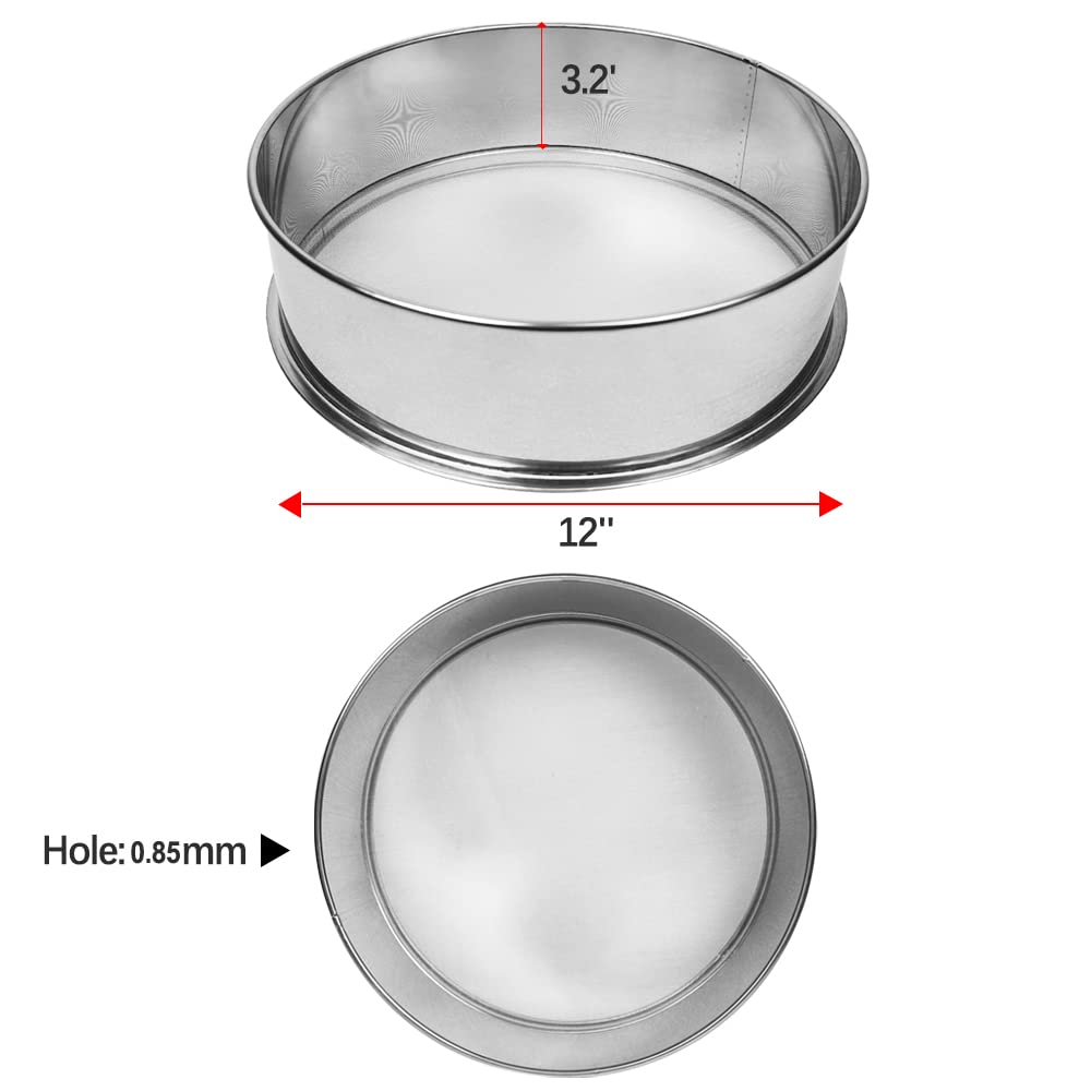 Sidasu Vibrating Sifter Mesh Screen Stainless Steel Vibrating Sieve Mesh Screen 20 Mesh For Automatic Powder Sifter Machine