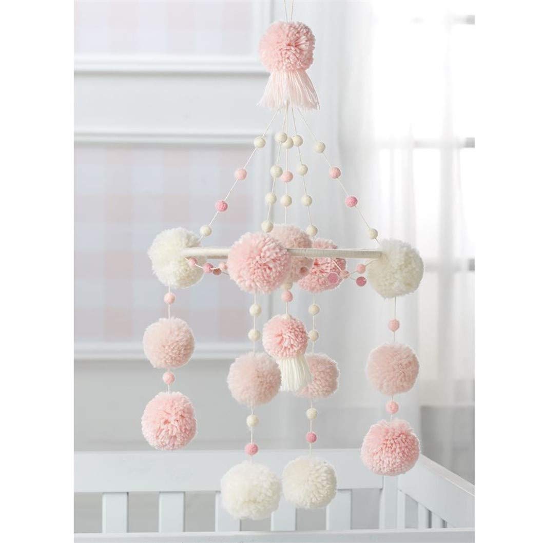 Mud Pie Pom-Pom Mobile, Pink