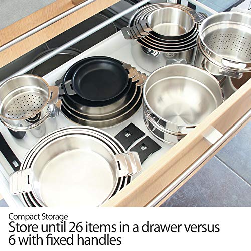 Cristel Strate Bain Marie, 1 Quart, Silver