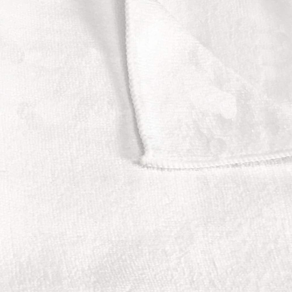 Arkwright Microfiber Gym Towel - (Pack of 12) Soft Lightweight Quick Dry Hotel Quality Hand Towels  300 GSM  Sweat Absorbent  Perfect for Workout  Yoga  Spa  Bathroom  16 x 27 in  White