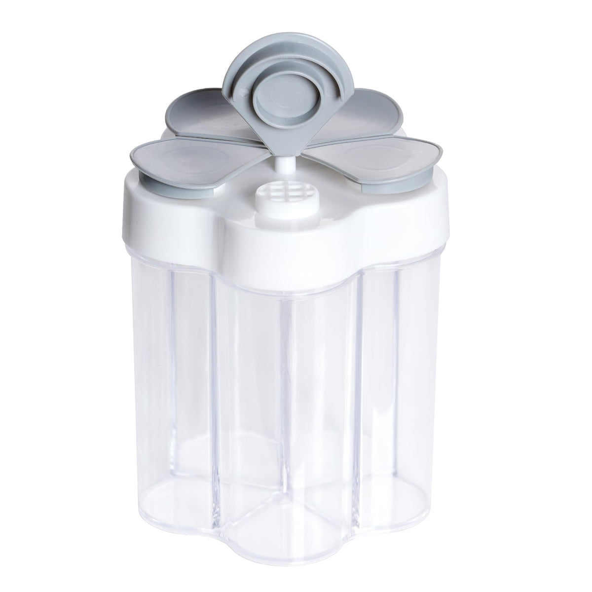 Miayon 5 In 1 Salt And Pepper Shaker Travel Spice Container Portable Camping Seasoning Shaker Seasoning Condiment Jars With Lid