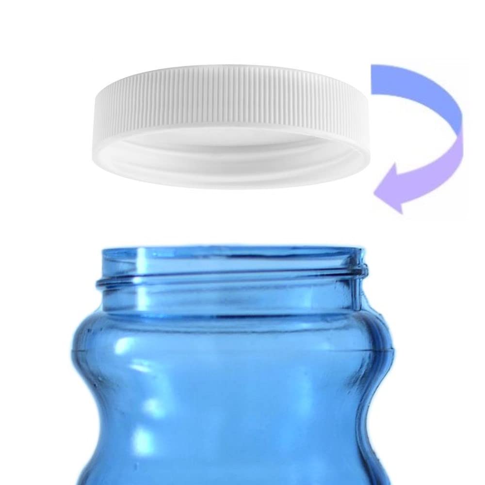 Screw-On Caps Compatible With 1-5 Gallon Bluewave, New Wave Enviro, Pureaqua Brand Water Jugs, 48Mm Size Bottle Lids, 2Pk
