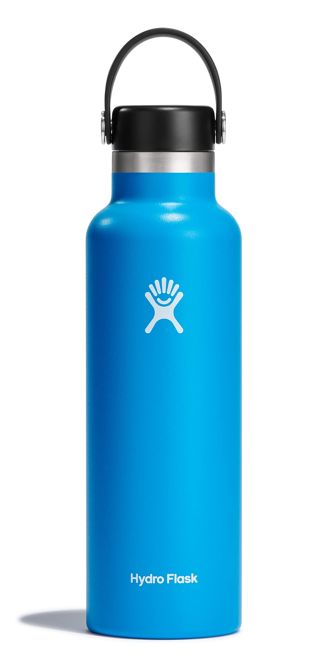 Hydro Flask Standard Mouth Bottle With Flex Cap 21 Oz, Stainless Steel, Dishwasher Safe