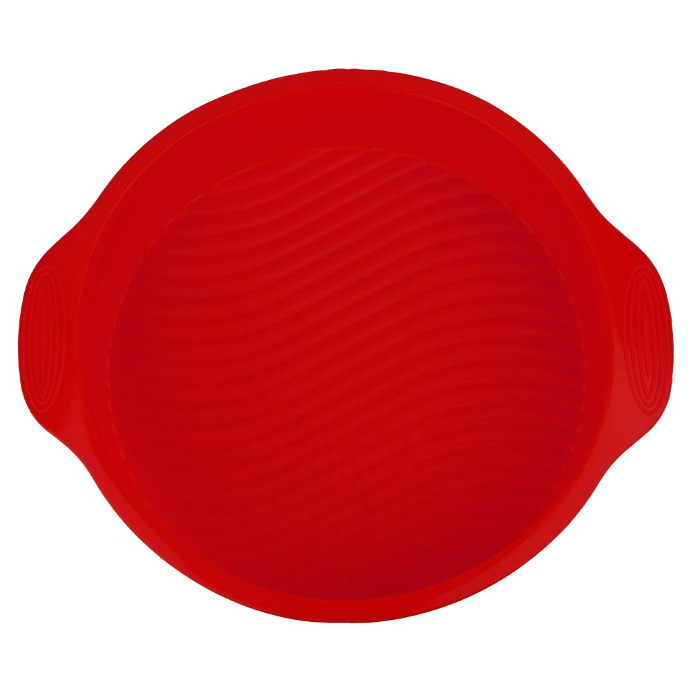 Cake Cake Baking Pan 11inch for Cheesecake for Dessert Shop(red)