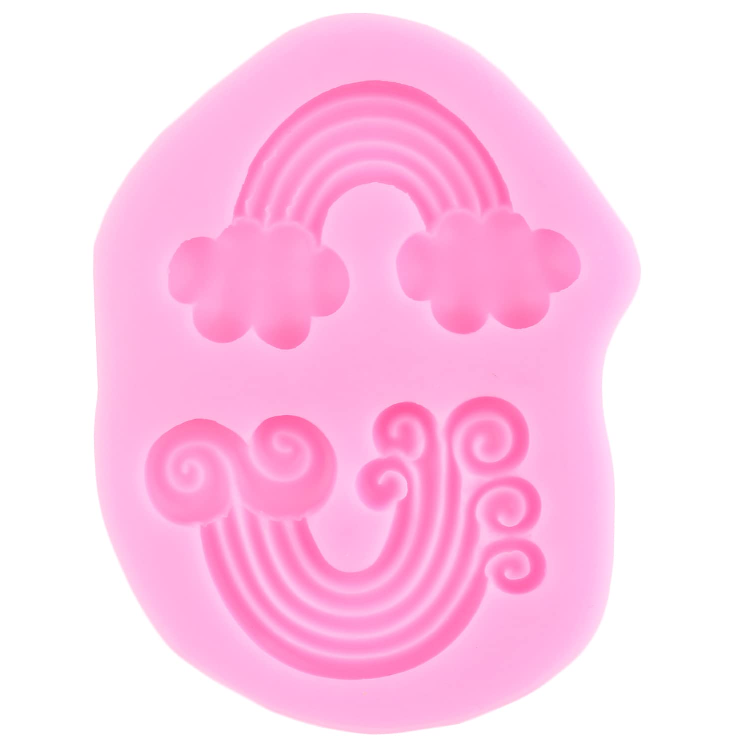 Lkdquthm Rainbow Cake Fondant Molds Cloud Silicone Mold Bear Airplane Candy Molds For Cake Decorating Cupcake Topper Chocolate G