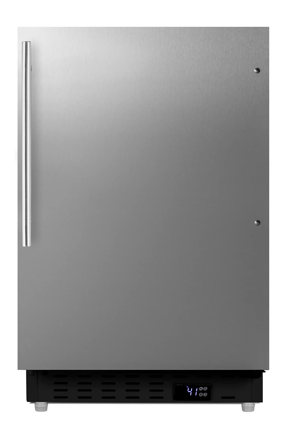 Summit Appliance ALR47BSSHV 20 Wide Built-In All-Refrigerator, ADA Compliant, Adjustable Thermostat, 3.53 cu.ft Capacity, Remova
