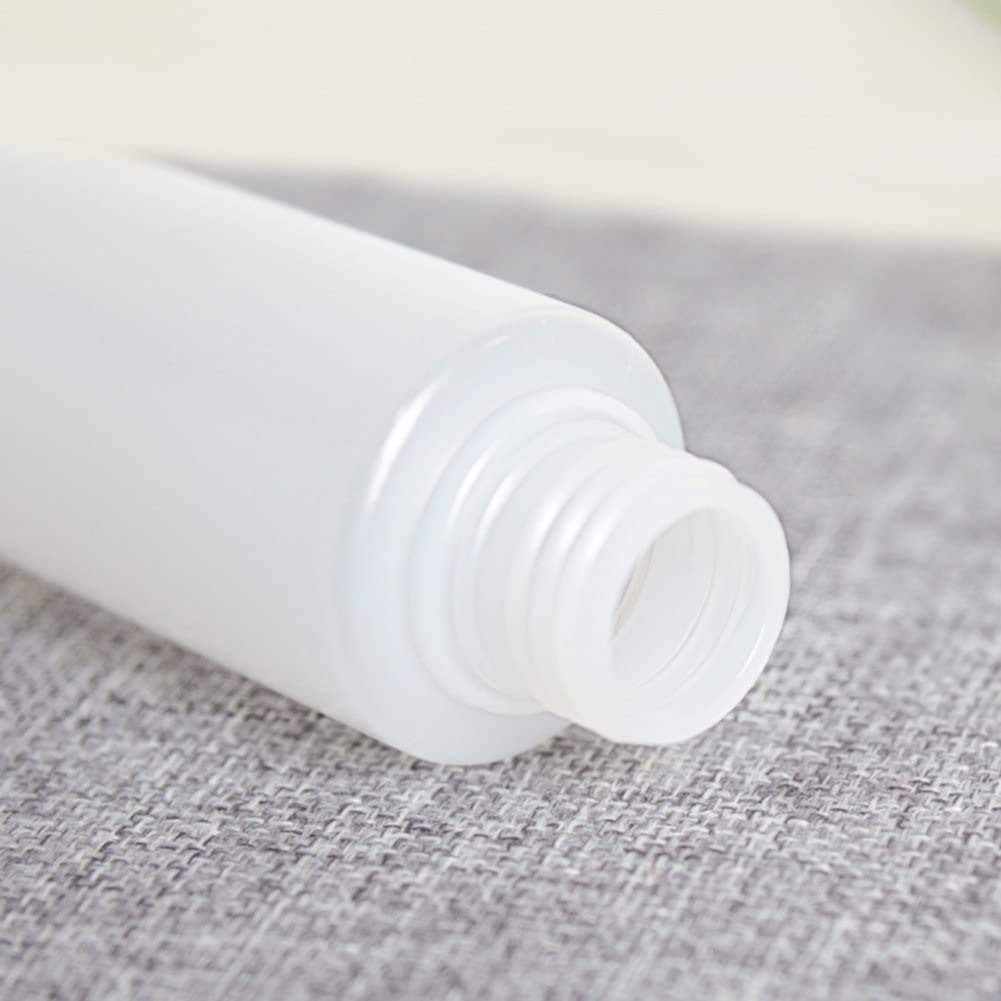 Onwon 10 Pcs 30 Ml/1 Oz Empty Plastic Sample Travel Size Plastic Empty Squeeze Bottle Container Jar Pot Vial With Flip Lid Perfe