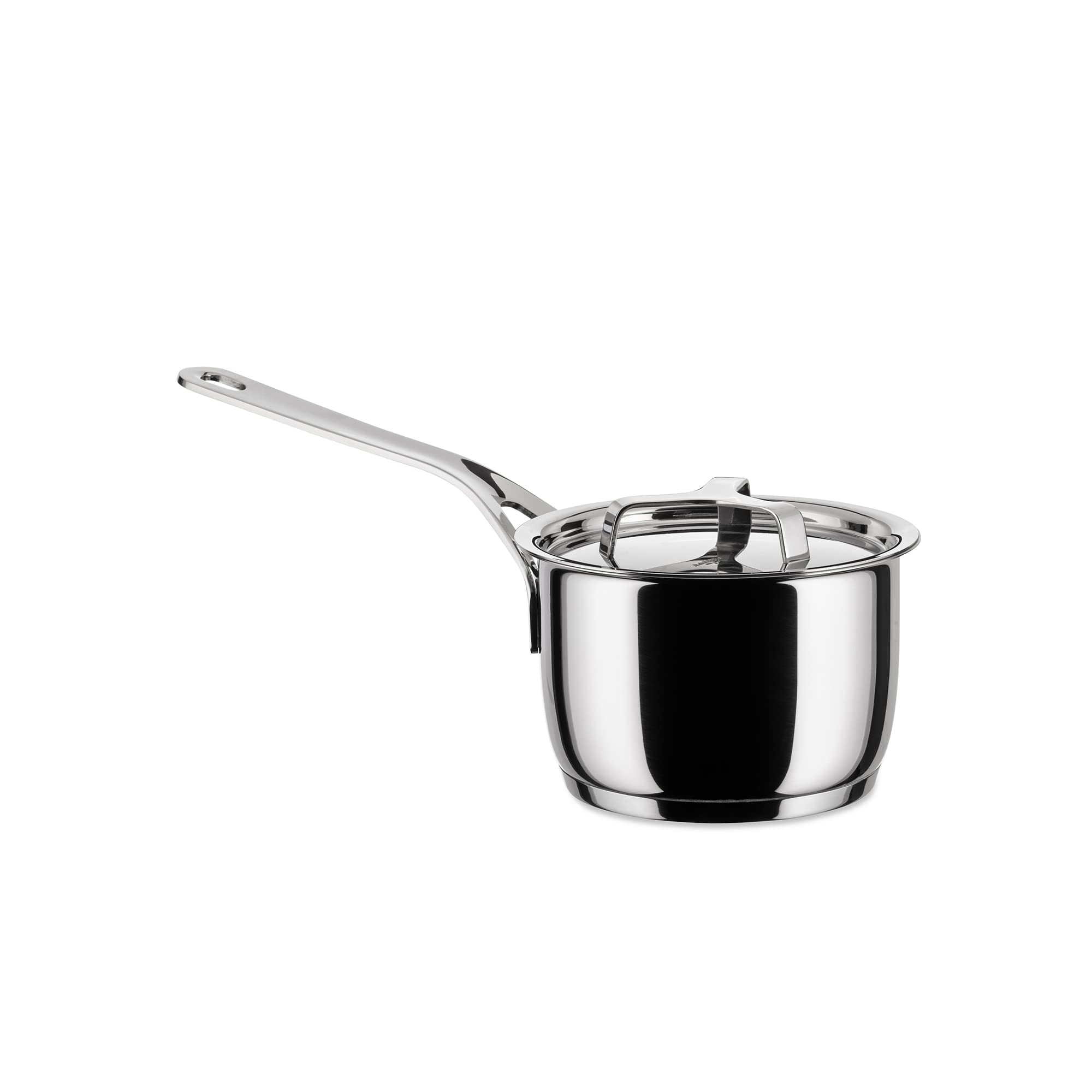 A Di Alessi,Ajm105/14 Pots & Pans, Saucepan In 18/10 Stainless Steel Mirror Polished,1 Qt 16 Oz