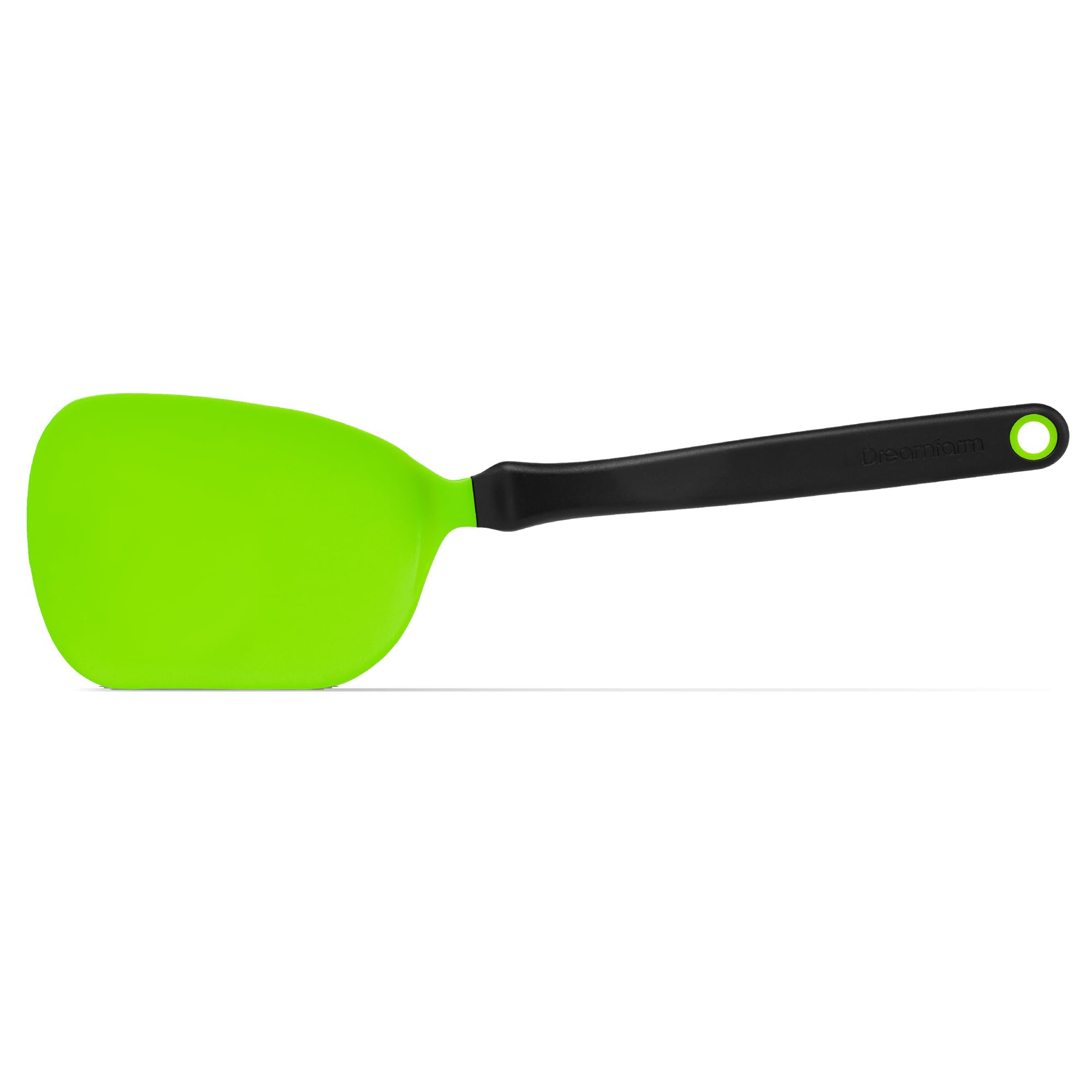 Dreamfarm Chopula -Super Flexible Chopping Sit Up Spatula - Safe For Non-Stick, One Size, Green