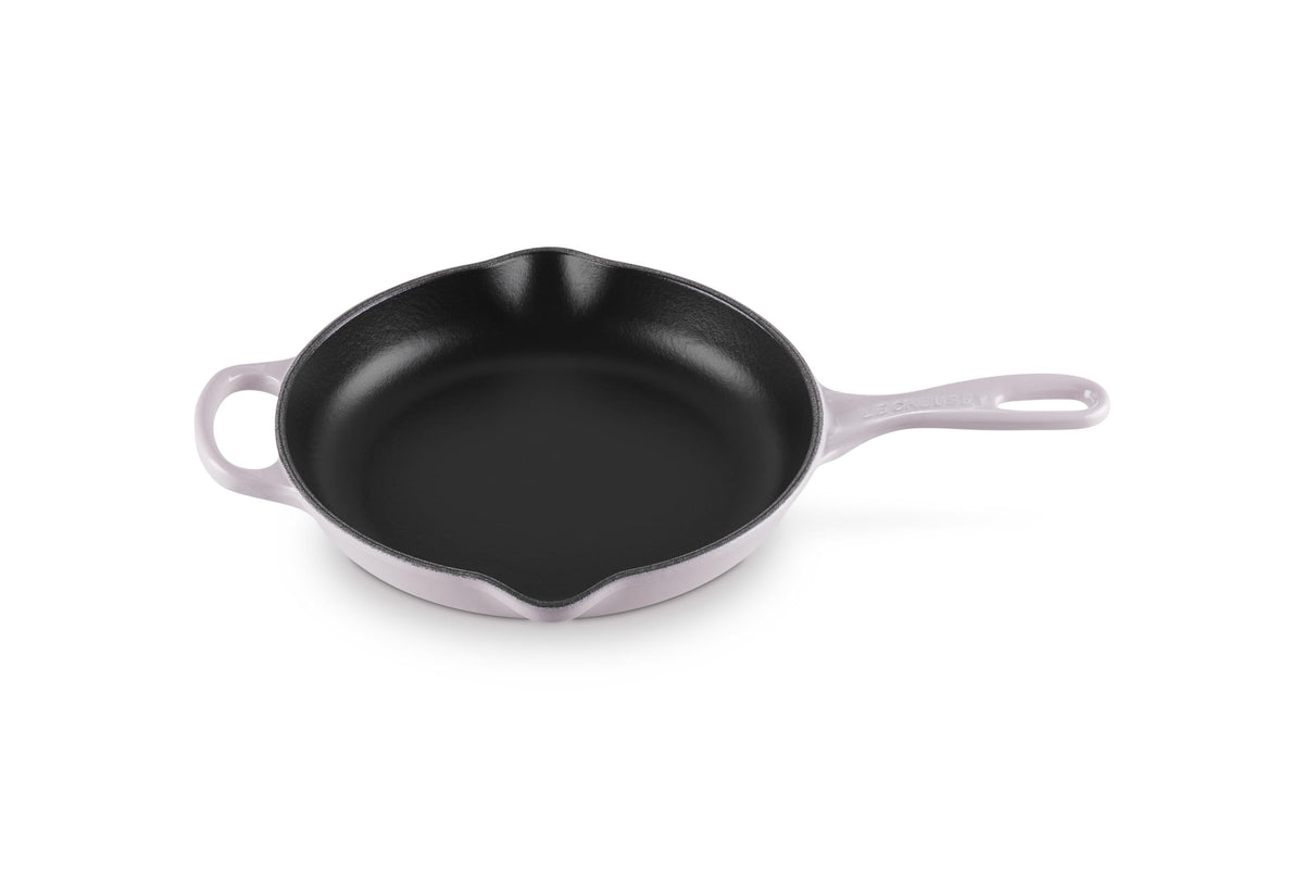 Le Creuset Enameled Cast Iron Signature Iron Handle Skillet, 9 (1-3/8 Qt.), Shallot
