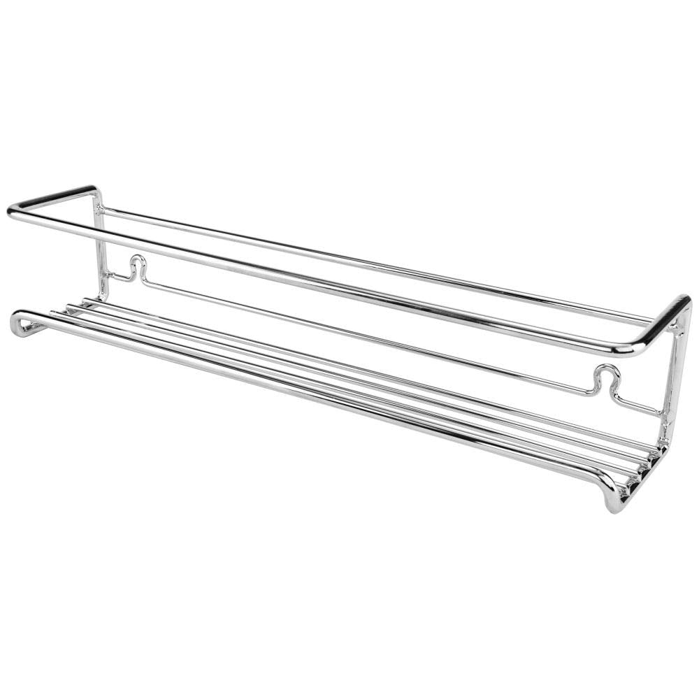 Southern Homewares Spice Rack Shelves, Set Of 4 Chrome Metal Kitchen Home Decor Accessory Pack