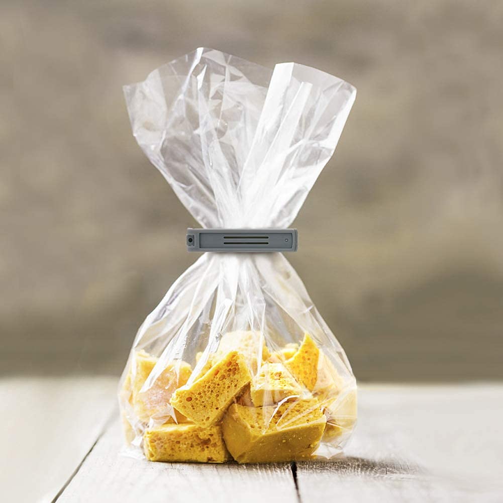 Bag Sealing Clips - Bag Clips For Food Keep Food Fresh Prevent Spillage Microwave Dishwasher Safe Bpa Free 3.2Inch,4.7Inch