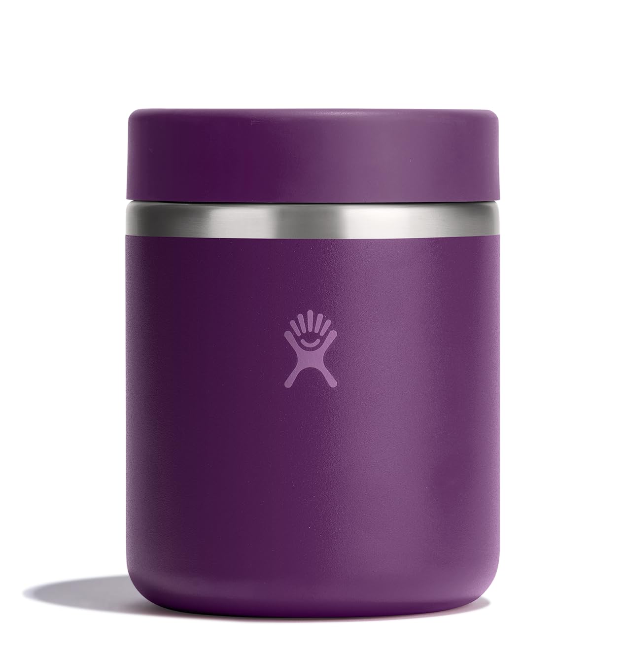 Hydro Flask Food Jar - Insulated Stainless Steel, Snack Travel Container for Hot Food & Soup 28 Oz Beachplum Purple