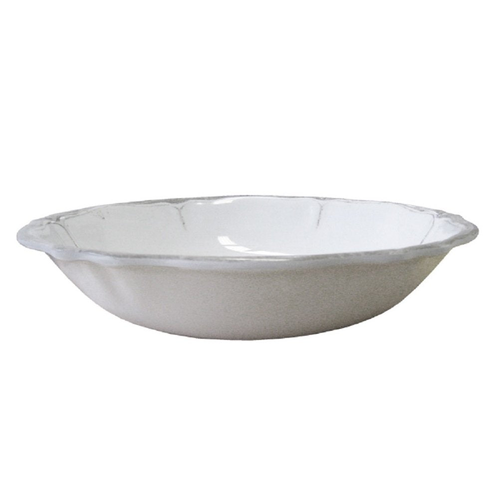 Le Cadeaux Rustica Antique Salad Bowl, 13.75'', White